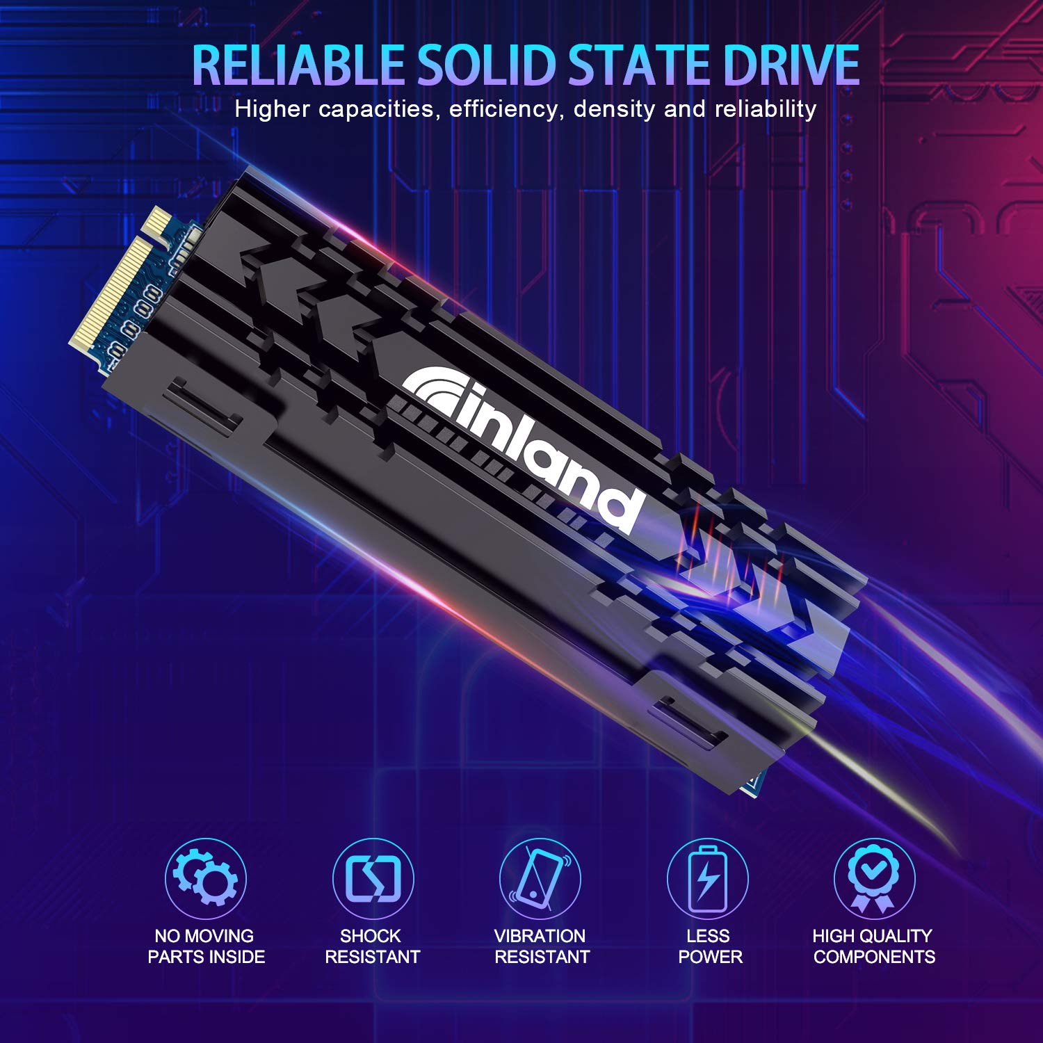 Amazon | Inland Performance 4x4 NVME SSD 内蔵ドライブ 1TB 4x4